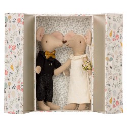 Wedding mice couple in box...