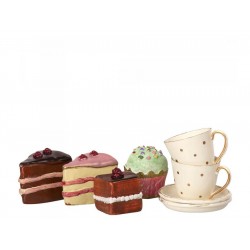 Cakes and Tableware for two...