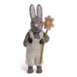 Grey Bunny with Pants and...