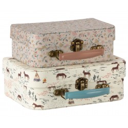 Suitcases with fabric, 2...