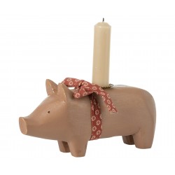 Pig candle holder, Medium -...