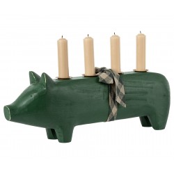 Pig candle holder, Large -...