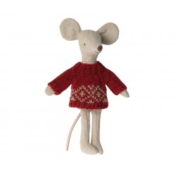 Knitted sweater, Mum mouse...