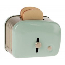 Miniature toaster & bread -...