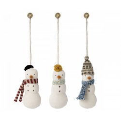 Snowman ornament, 3 sets....