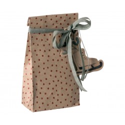 Gift bag, Polka red - Micro...