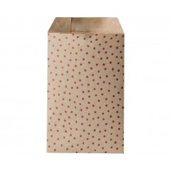 Gift bag, Polka red -...