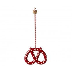 Metal ornament, Pretzel -...