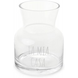 Vaso in vetro - La mia casa...