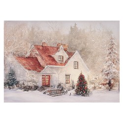 Snowy Landscape Canvas...