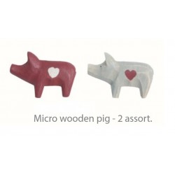 Wooden ornament, 2 Micro...