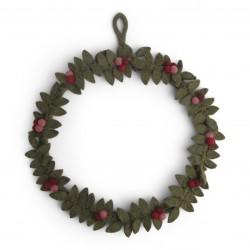 Big Green Wreath w/Red...