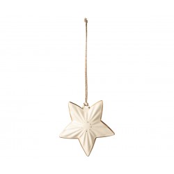 Metal ornament, Star 2024 -...