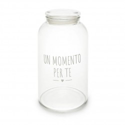 Glass jar UN MOMENTO PER TE...