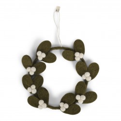 Mistletoe Wreath - Small -...