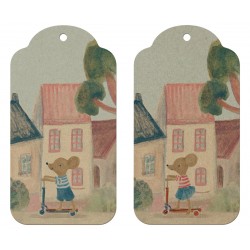 Gift tags, Mouse 12 pcs...