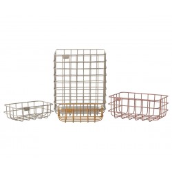 Metal basket set, 4 pcs...