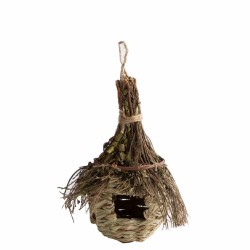 Hanging bird nest made of...