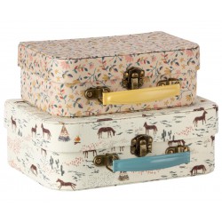 Suitcase with fabric set of...