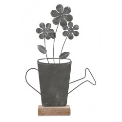 Watering can with flowers -...