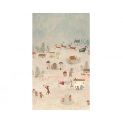 Gift wrap, 10 m - Santa is...
