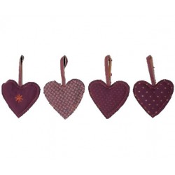 2 Purple Heart Ornament...