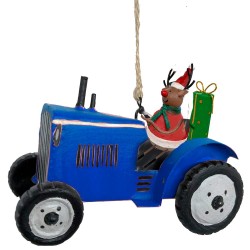 Otto drives a tractor, blue...