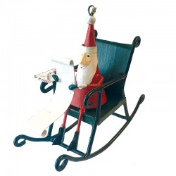 Santa in a rocking chair -...