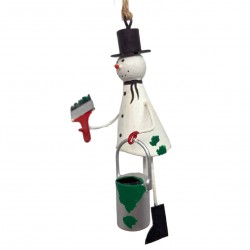 Snowman who paints - Santa...