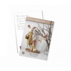 Postcard - Easter Rabbits -...