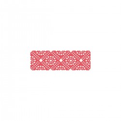 White dots Ribbon Red - Maileg