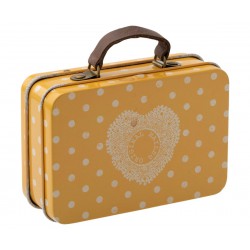 Suitcase Metal Yellow dot...