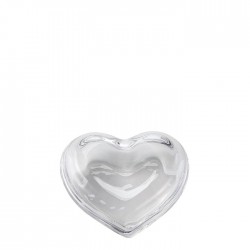 Glass heart-shaped box -...