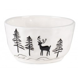 Bowl with deer dolomite -...