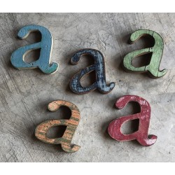 Wooden Letters Typo Low W15